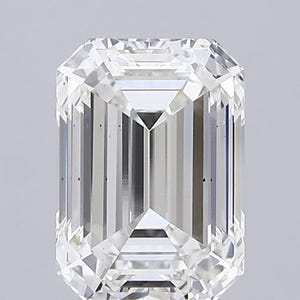 5 CT Emerald Cut Lab Grown Diamond Ring Sale – Lab Diamond Engagement Ring Jewelry