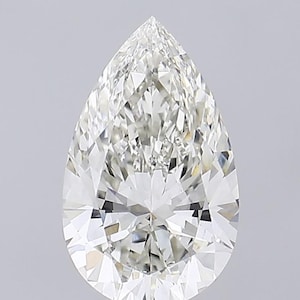 5 CT Pear Lab Grown Diamond | Best Lab Grown Diamond, IGI Certified Diamond, Wedding Jewelry, Wedding Gift, Gift for Mother
