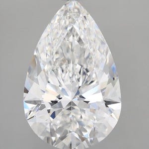 5.57 CT Pear Lab Grown Diamond E VS1 IGI Certified Loose Diamond for Engagement Ring, Ethical Man Made Gemstone, Luxury Bridal Jewelry Gift