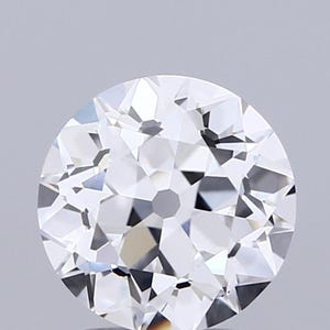 Diamante redondo de 2 quilates, cultivado en laboratorio, certificado, joyería personalizada, anillo de compromiso único.