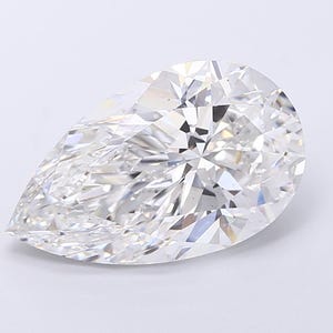 5 CT Pear Lab Grown Diamond E VS2 IGI Certified Loose Diamond for Engagement Ring, Ethical Man Made Gemstone, Luxury Bridal Jewelry Gift