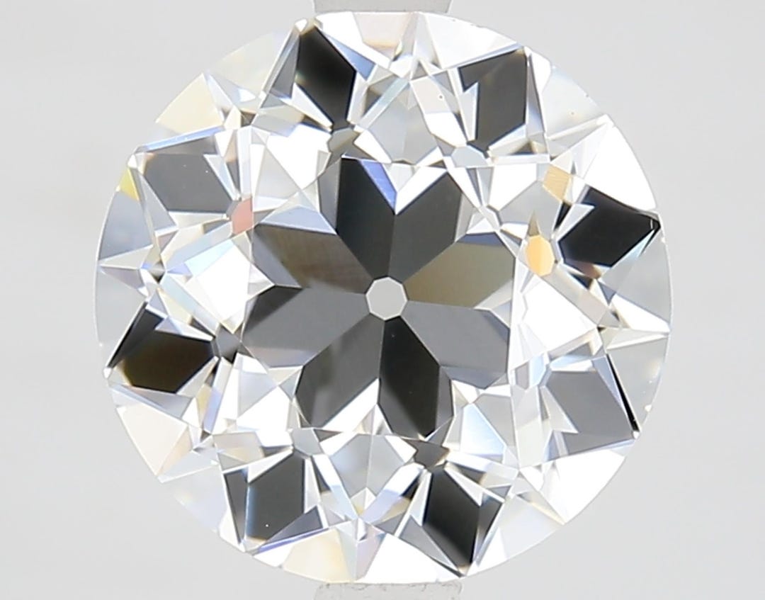 European Cut Lab Diamond 3 CT Old European Cut Lab Grown Diamond IGI Certified for Engagement ...