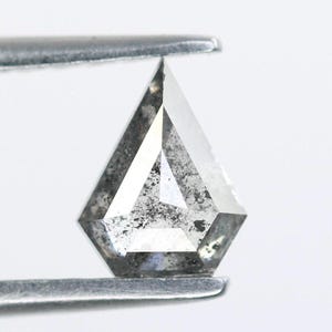 0.54ct Natural Salt and Pepper Diamond – Ethically Sourced Unique Gemstone for Custom Jewelry, Engagement Rings & Gifts