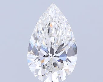 5.50 CT Pear Lab Grown Diamond, G VS1, IGI Certified