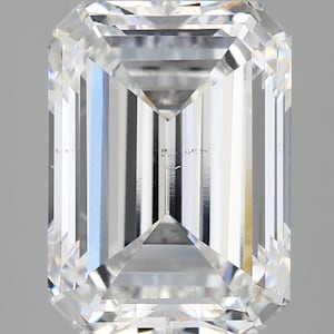 4 CT Emerald Cut Lab Grown Diamond | Ethical Loose Diamond Stone | Sustainable Emerald Shaped Diamond for Engagement Rings