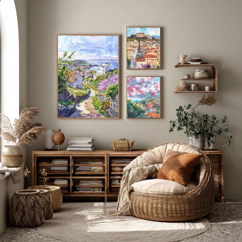 Isle of Jersey Channel Islands Watercolor Print: Europe Travel Art Poster.
Immerse yourself in the beauty of Isle of Jersey in the Channel Islands with our meticulously crafted wall art poster print. This watercolor illustration captures the essence of this iconic British destination, allowing you to relive cherished vacation travel memories. Perfect for home or office décor, or as a gift to an art lover. This beautiful high-resolution print is available as a framed and unframed print.