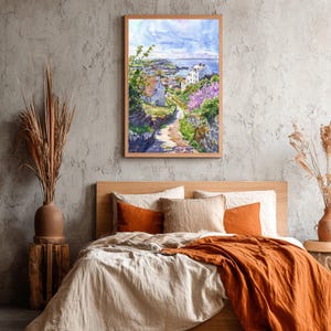 Isle of Jersey Channel Islands Watercolor Print: Europe Travel Art Poster.
Immerse yourself in the beauty of Isle of Jersey in the Channel Islands with our meticulously crafted wall art poster print. This watercolor illustration captures the essence of this iconic British destination, allowing you to relive cherished vacation travel memories. Perfect for home or office décor, or as a gift to an art lover. This beautiful high-resolution print is available as a framed and unframed print.