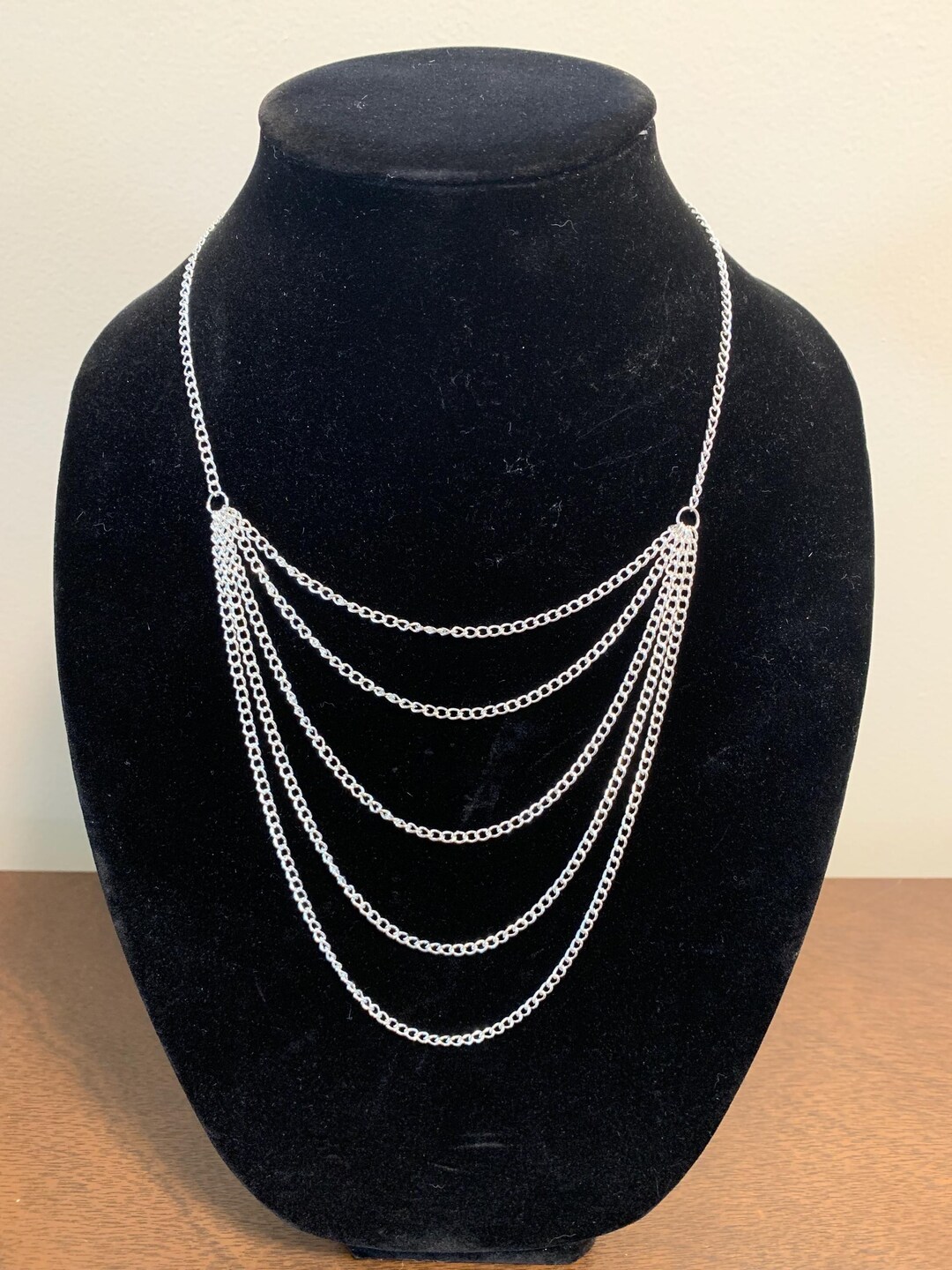 Layered Chain Necklace - Etsy