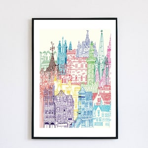 Edinburgh Towers Print