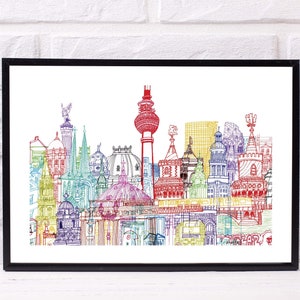 Berlin Towers Print