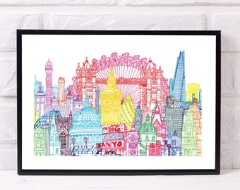 London Towers Print