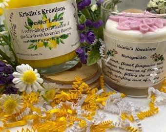 Hand poured soy wax candles, soy candles, candles, glass candles, container candles, scented candles, handmade soy decorative soy candles