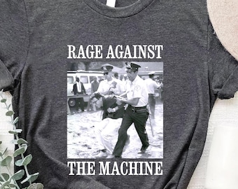 Bernie Sanders Arrest Photo T-Shirt: Political Activism, Rage Against The Machine
