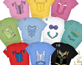 Princess Costume Shirt, Halloween Family Group T-Shirt