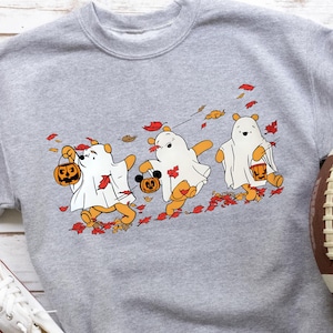 Halloween Pooh Bear Shirt, Retro Pooh Ghost Halloween Shirt, Winnie The Pooh Halloween Shirt, Winnie The Pooh Shirt, Pooh Bear Ghost Shirt