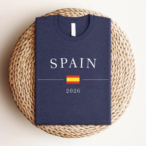 Spain Football 2026 T-Shirt,Spain Football Sweater,Spain Fan Hood,Spanish Flag Shirt,Soccer Fan Tee,Spain Supporter Tee,Football Lover Gift image 8