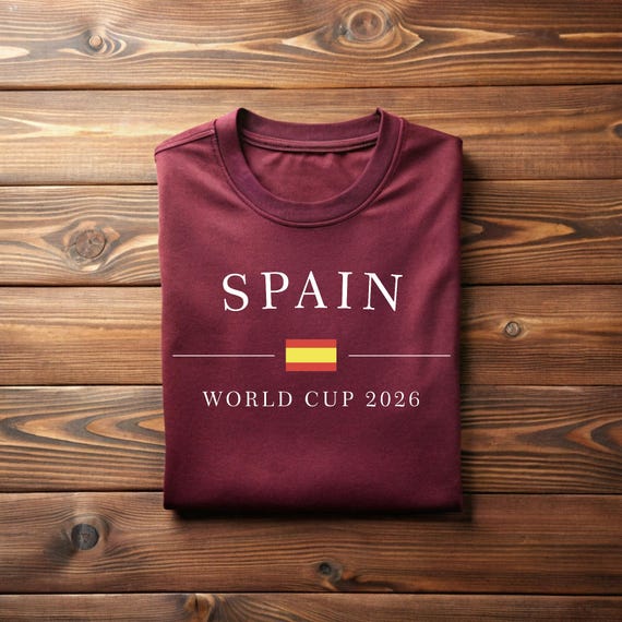 Spain World Cup 2026 T-Shirt,Spain Football Sweater,Spain Fan Hood,Spanish Flag Shirt,Soccer Fan Tee,Spain Supporter Tee,Football Lover Gift