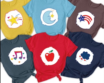 Custom 42 Symbolic Bear Matching Group T-Shirts: Nostalgic Friends Tee