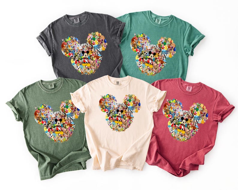 Comfort Colors® Walt Disney World T-Shirt,Disney Trip Shirt,Disney World 2026,Magic Kingdom Shirt,Mickey and Friends Shirt image 2