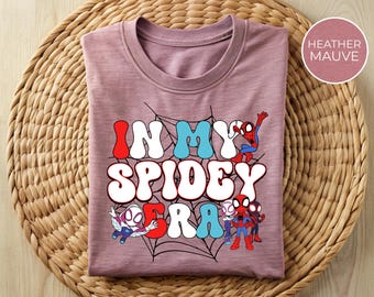 In My Spidey Era Shirt: Birthday Gift Tee, Family Avenger Tee