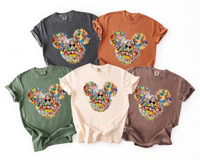 Comfort Colors® Walt Disney World T-Shirt,Disney Trip Shirt,Disney World 2026,Magic Kingdom Shirt,Mickey and Friends Shirt image 16