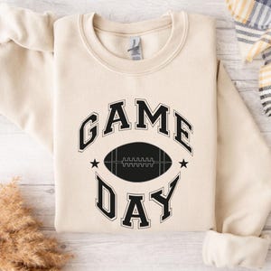 Preppy Game Day Football Shirt: Relaxed Fit Sports Mom Tee image 4