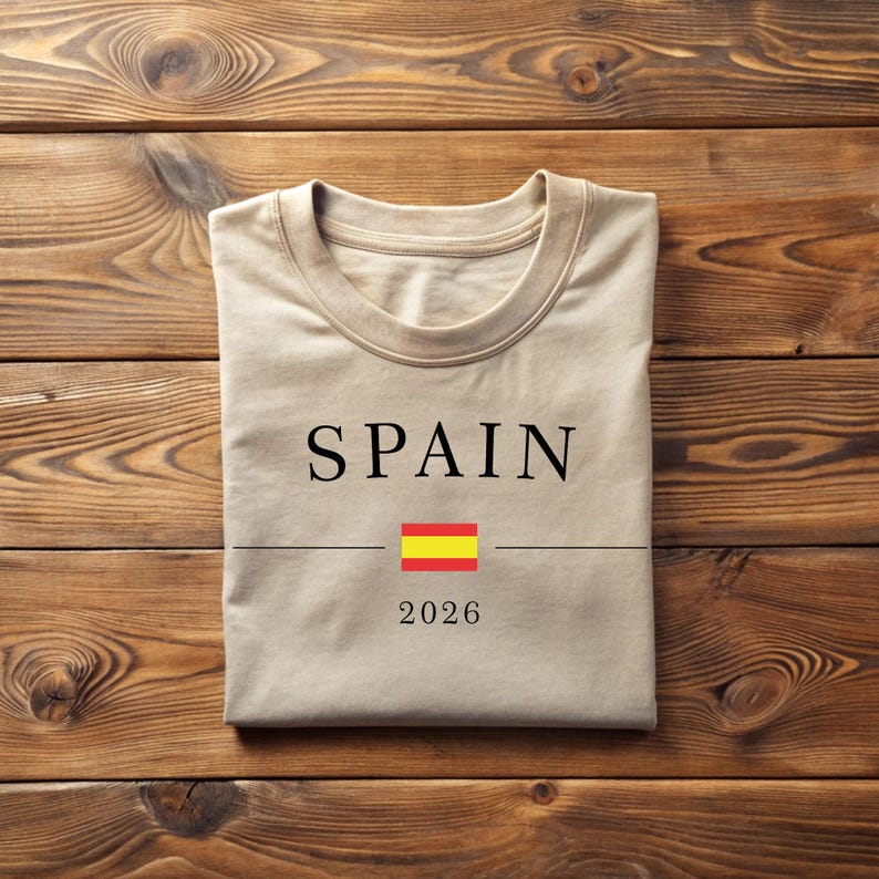 Spain Football 2026 T-Shirt,Spain Football Sweater,Spain Fan Hood,Spanish Flag Shirt,Soccer Fan Tee,Spain Supporter Tee,Football Lover Gift image 3