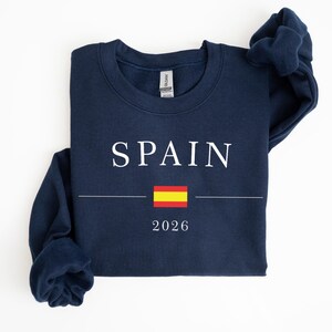 Spain Football 2026 T-Shirt,Spain Football Sweater,Spain Fan Hood,Spanish Flag Shirt,Soccer Fan Tee,Spain Supporter Tee,Football Lover Gift image 14