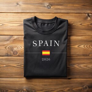 Spain Football 2026 T-Shirt,Spain Football Sweater,Spain Fan Hood,Spanish Flag Shirt,Soccer Fan Tee,Spain Supporter Tee,Football Lover Gift image 11