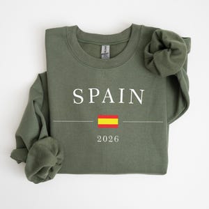 Spain Football 2026 T-Shirt,Spain Football Sweater,Spain Fan Hood,Spanish Flag Shirt,Soccer Fan Tee,Spain Supporter Tee,Football Lover Gift image 15