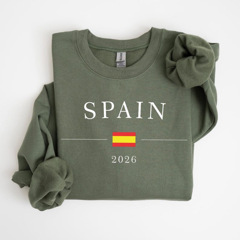Spain Football 2026 T-Shirt,Spain Football Sweater,Spain Fan Hood,Spanish Flag Shirt,Soccer Fan Tee,Spain Supporter Tee,Football Lover Gift image 15