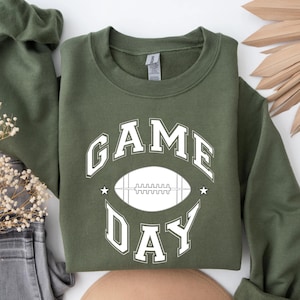 Preppy Game Day Football Shirt: Relaxed Fit Sports Mom Tee image 5