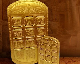 Tablet of Ahkmenrah, Nachts im Museum Prop Replik mit Rotating Modules