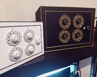 Eco-Friendly PLA Piggy Bank Safe | 4-Dial Combination Lock Money Vault