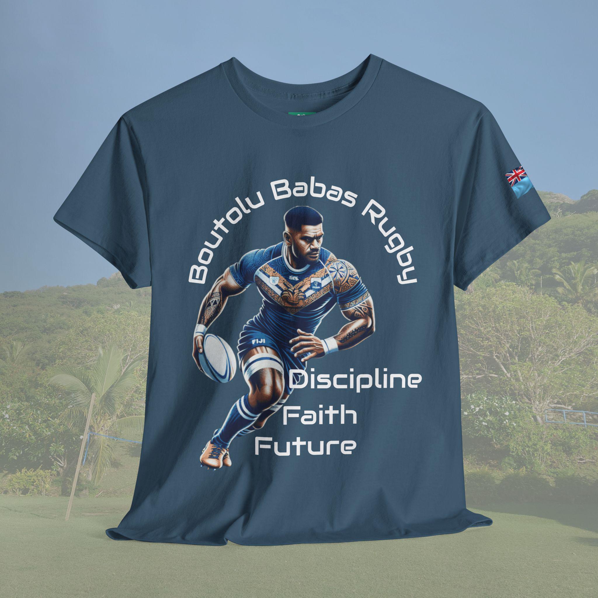 Fiji Rugby Sevens 7s Proud Fans Of Fij T-Shirt heavyweights
