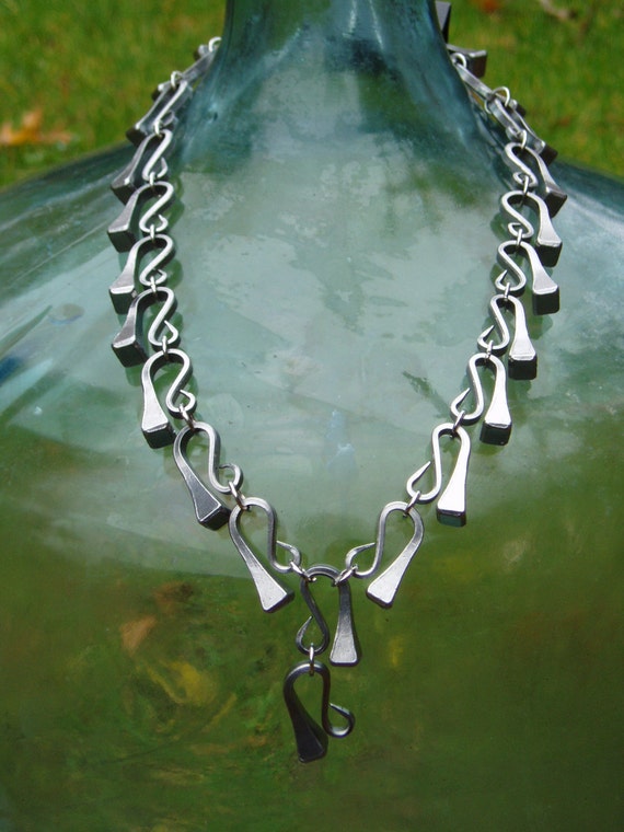 Horseshoe Nail Necklace Etsy