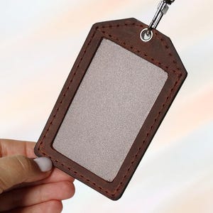 Leather Transit Card Holder: Secure Travel Pass Cover with Carabiner
