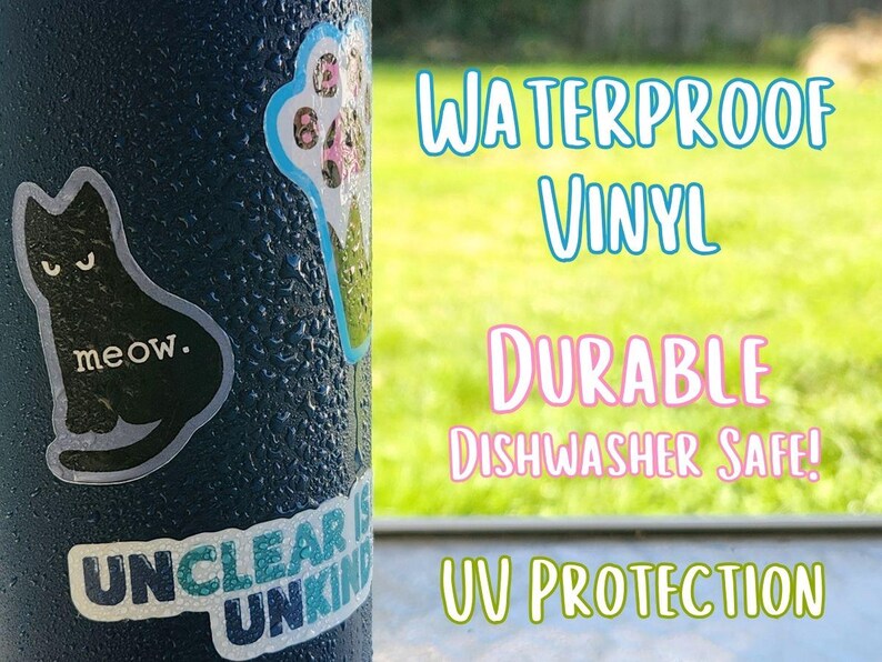 Unclear Sticker Atomic Habits 1% Better Every Day Sticker - Waterproof Glossy Vinyl - Etsy
