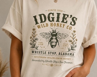 Idgie's Wild Honey Co T-Shirt: Fried Green Tomatoes Movie Tee, Southern Whistle Stop Café Graphic Shirt