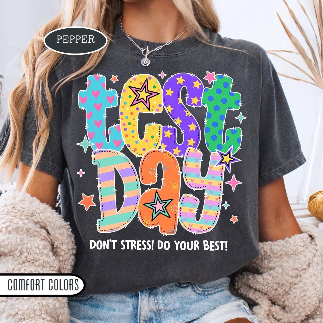 Test Day Shirt, Teacher State Testing Shirt, Retro Testing Sweatshirt ...