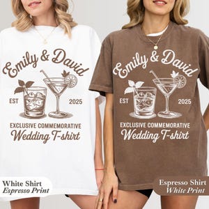 Custom Wedding Shirt Cocktail Wedding PNG