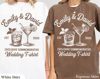 Custom Wedding Shirt Cocktail Wedding Tshirt Toss Wedding Merch Newly Wed Gifts I Got Sauced Shirt Custom Wedding Toss Funny Wedding Shirt