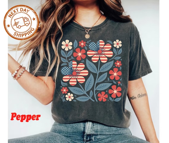 Boho Floral Daisy Graphic Tee