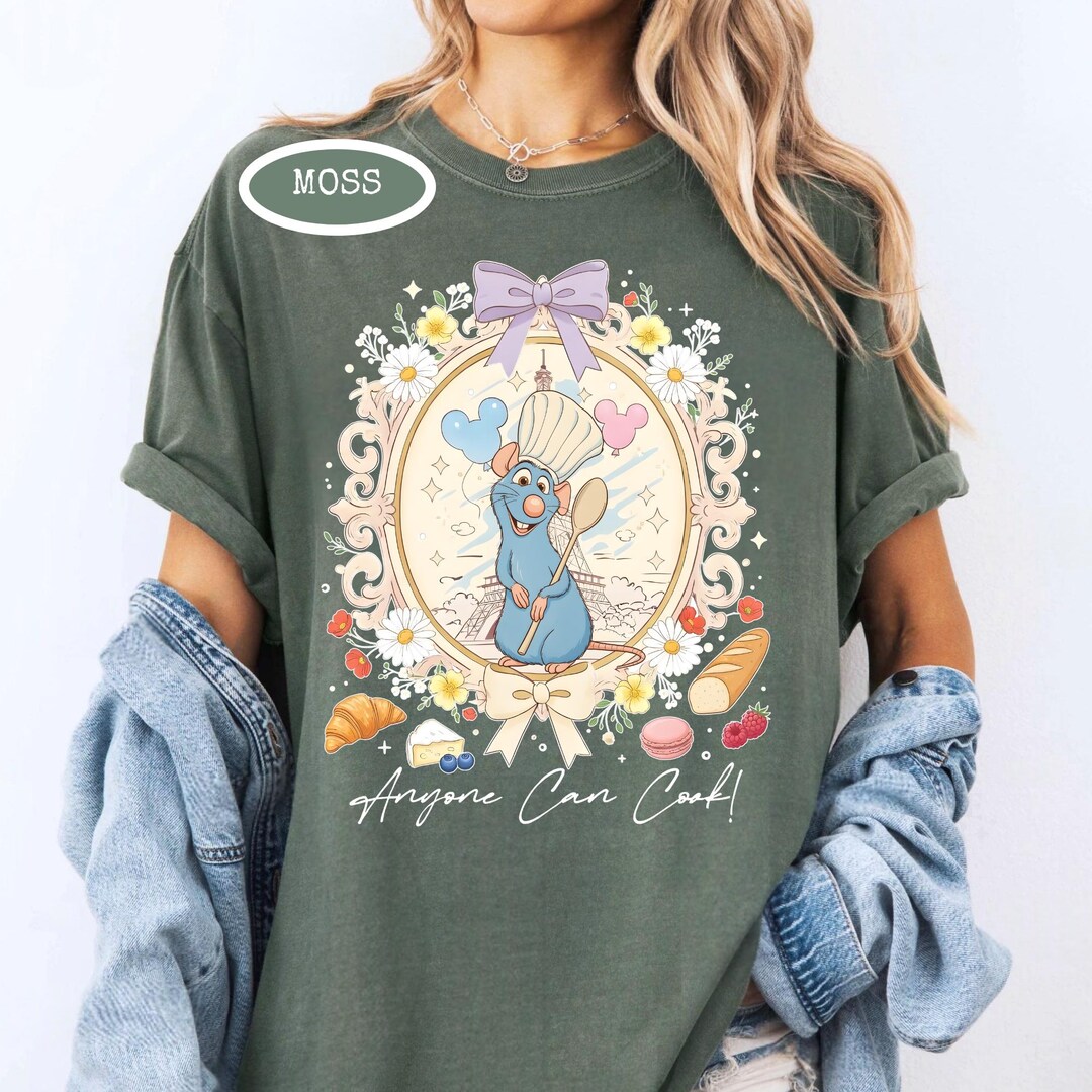 Disney Ratatouille Little Chef Remy Shirt, Linguini Colette Tatou Remy ...