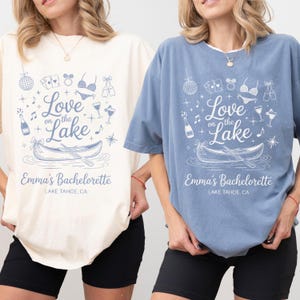 Lake Bachelorette Shirt, The Lake Club Shirt, Camping Bachelorette Party Favors, Bridesmaid Party Gift, Love on The Lake, Lake Life Shirt