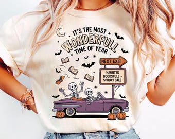 Comfort Colors It's the Most Wonderful Time of the Year Halloween Shirt, Vintage Halloween Shirt, Funny Halloween Shirt, Spooky Season Shirt