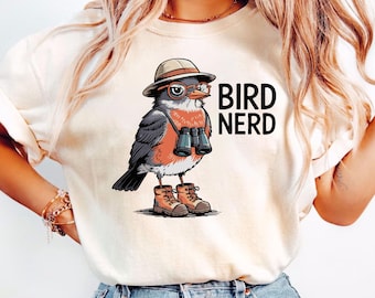 Bird Nerd Shirt, Bird Lover Shirt, Funny Bird Watcher Shirt, Twitcher Shirt, Gift for Bird Nerd, Bird Shirt, Bird Watcher Gift,Bird Nerd Tee