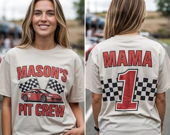 Race Car Birthday Family Matching Shirts, Two Fast Birthday Tshirts, Fast One Birthday, Pit Crew Mama Dada Sweatshirt, 2 Fast Boy Birthday