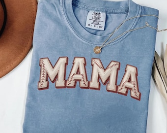 Comfort Colors® Baseball Mama Shirt, Mothers day Gift For Baseball Mom, Gift For Baseball Lover Mom Shirt, Mothers Day Shirt,Baseball Season
