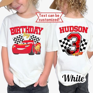 cars birthday boy, mcqueen 1st birthday, two fast birthday, toddler race car tee, personalized car tee, custom boy birthday, 3rd birthday outfit, red race car shirt, vroom vroom birthday, kids birthday top, disney boy apparel, lightning mcqueen, boy birthday outfit